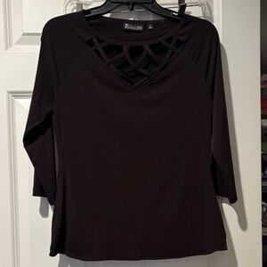 7th Avenue New York & Company 3/4 Sleeve Top
